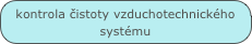 kontrola čistoty vzduchotechnického systému